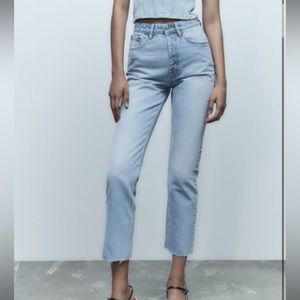 Zara Straight Leg Jean 0